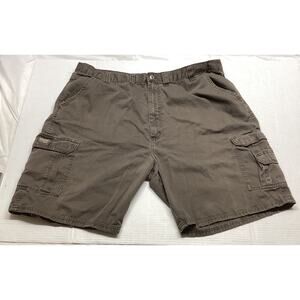 wrangler cargo shorts color dark brown size 44